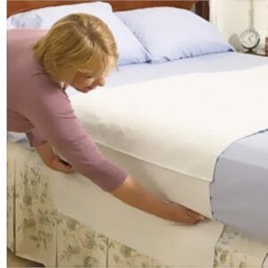 Vízhatlan matracvédő harántlepedő frottír/pvc